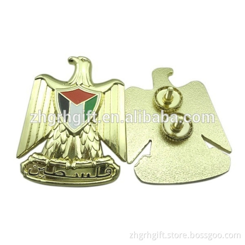 Factory Direct Sales Eagle Shape Metal Lapel Pins Badge For UAE National Day